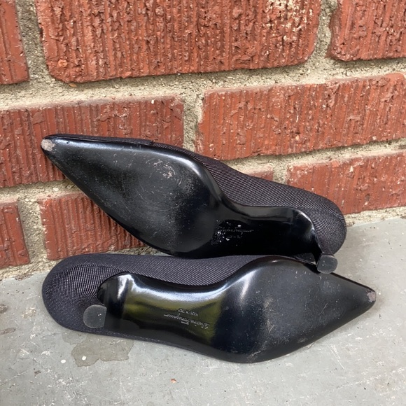 Salvatore Ferragamo Denim Heels - Picture 8 of 11